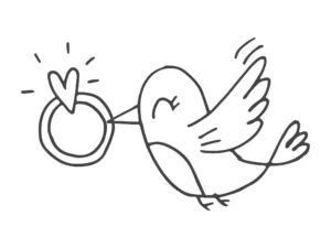 Free Bird Picture To Color In