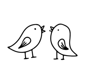 Free Bird Picture To Color In