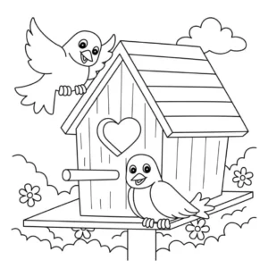 Free Bird Picture To Color In