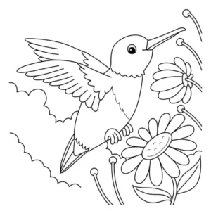 Free Bird Picture To Color In