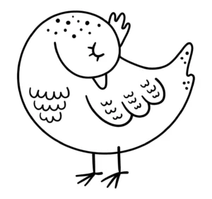 Free Bird Picture To Color In
