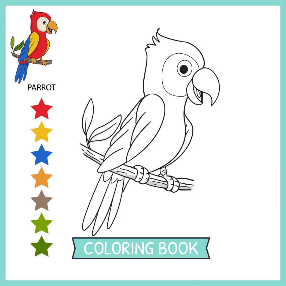 Free Bird Picture To Color In