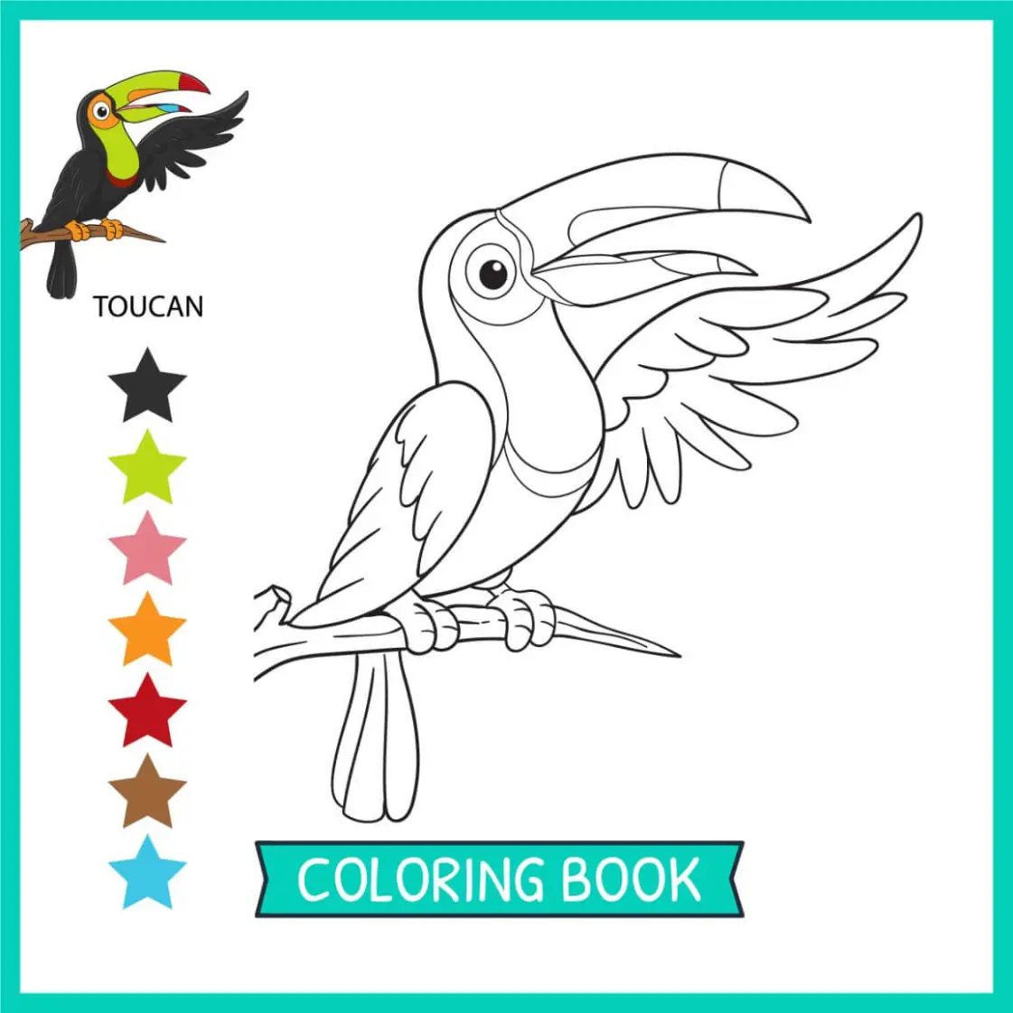 Free Bird Picture To Color In