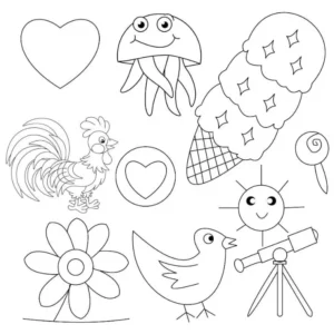 Free Bird Picture To Color In
