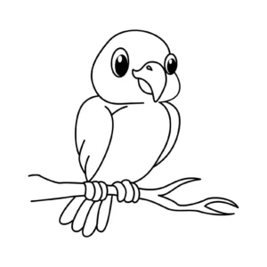 Free Bird Picture To Color In