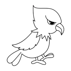 Free Bird Picture To Color In