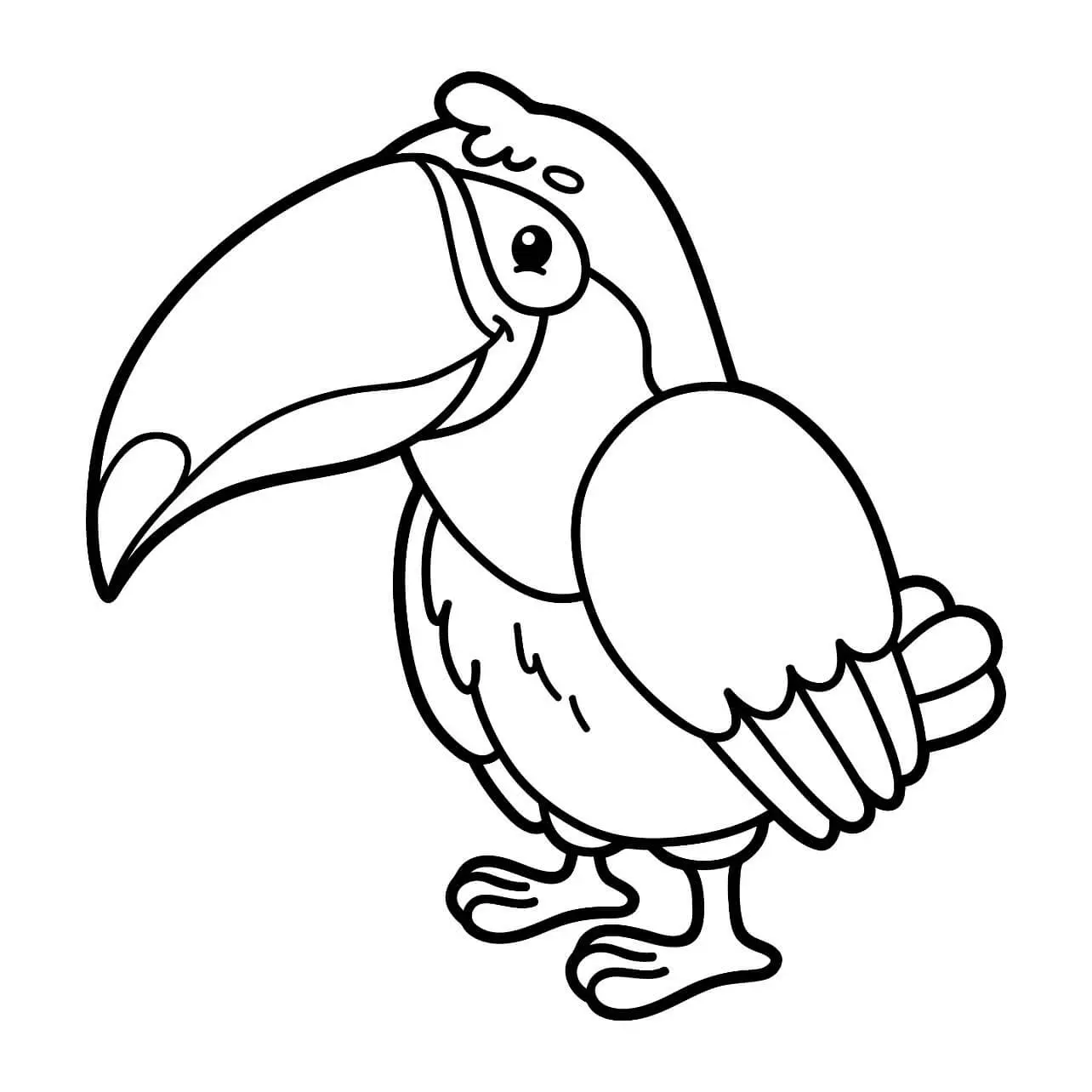 Free Bird Picture To Color In