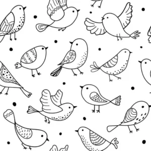 Free Bird Picture To Color In