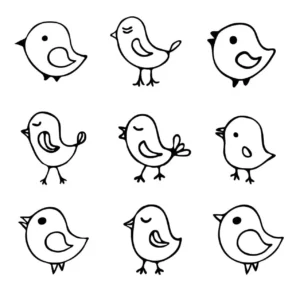 Free Bird Picture To Color In