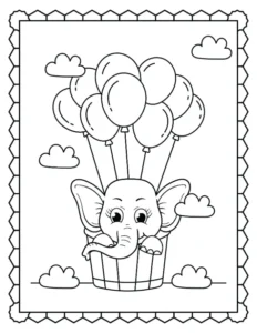 Free Birthday Picture To Color In