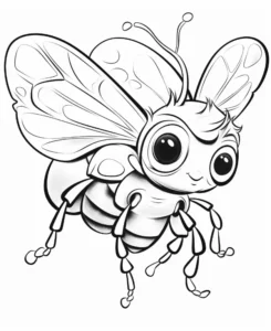 Free Bug Picture To Color In