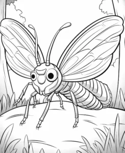 Free Bug Picture To Color In
