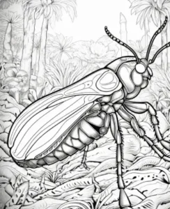 Free Bug Picture To Color In