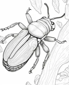 Free Bug Picture To Color In