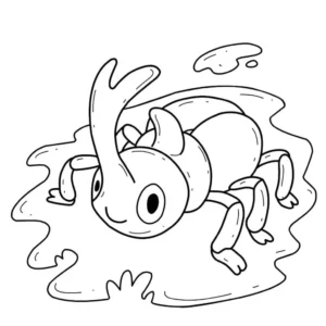 Free Bug Picture To Color In