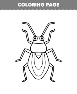 Free Bug Picture To Color In