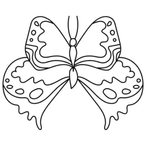 Free Butterfly Picture To Color In