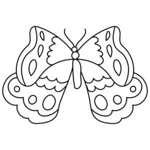 Free Butterfly Picture To Color In