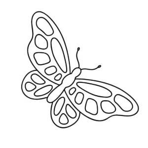 Free Butterfly Picture To Color In