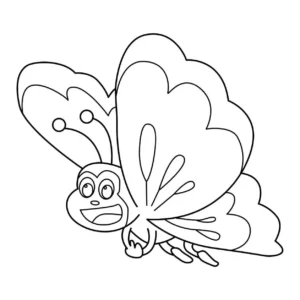 Free Butterfly Picture To Color In