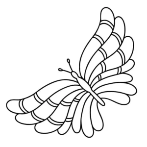 Free Butterfly Picture To Color In