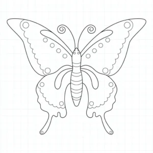 Free Butterfly Picture To Color In