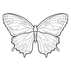 Free Butterfly Picture To Color In