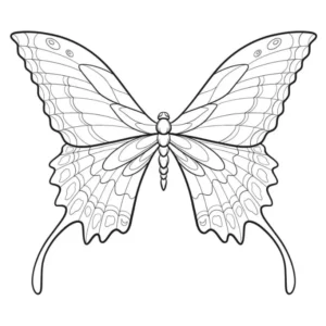 Free Butterfly Picture To Color In