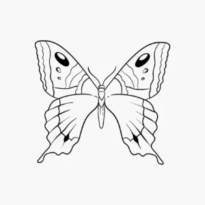 Free Butterfly Picture To Color In