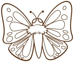 Free Butterfly Picture To Color In