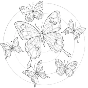 Free Butterfly Picture To Color In