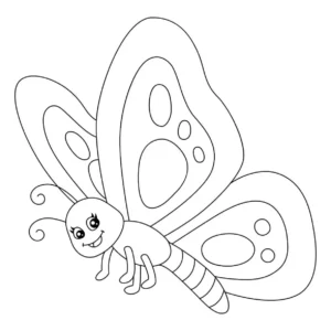 Free Butterfly Picture To Color In