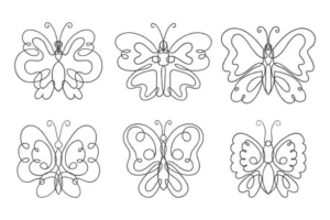 Free Butterfly Picture To Color In