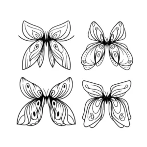 Free Butterfly Picture To Color In