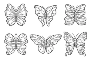 Free Butterfly Picture To Color In