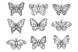 Free Butterfly Picture To Color In