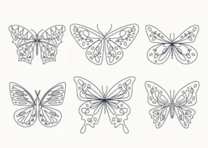 Free Butterfly Picture To Color In