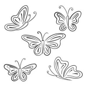 Free Butterfly Picture To Color In