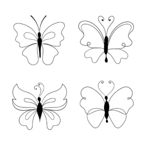 Free Butterfly Picture To Color In