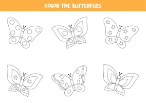 Free Butterfly Picture To Color In