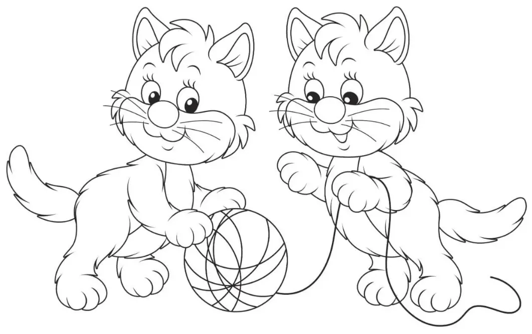 Free Cat Picture To Color In