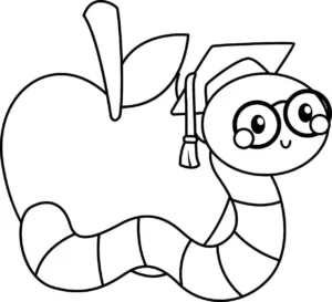 Free Caterpillar Picture To Color In