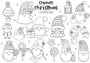 Free Christmas Picture To Color In