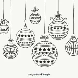 Free Christmas Picture To Color In