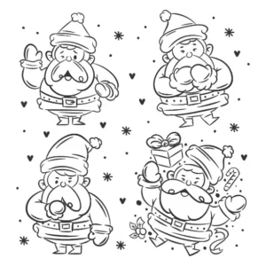 Free Christmas Picture To Color In