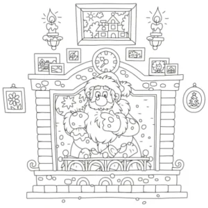 Free Christmas Picture To Color In