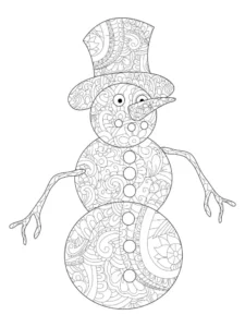 Free Christmas Picture To Color In