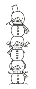 Free Christmas Picture To Color In