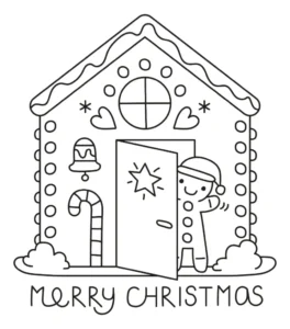 Free Christmas Picture To Color In