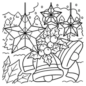 Free Christmas Picture To Color In